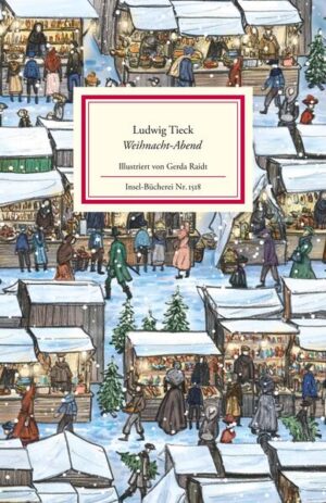 »Am schönsten war es, wenn kurz zuvor Schnee gefallen, und bei mäßigem Frost und heiterm Wetter, liegen geblieben war«: In Alt-Berlin ist Weihnachtsmarkt. Das kleine Minchen und ihre Mutter wollen nun, trotz ihrer kärglichen Lebensverhältnisse, an einem Stand ein paar Präsente für den Heiligen Abend erwerben. Als sie endlich fündig geworden sind, ist plötzlich der mühsam ersparte Taler verschwunden, tief enttäuscht kehren beide in ihre Stube zurück. Da klopft es an der Türe und ein großer pockennarbiger Mann steht auf der Schwelle … Ludwig Tiecks zauberhafte Weihnachtsgeschichte erscheint erstmals in der Insel-Bücherei als illustrierte Ausgabe mit vielen wunderbaren Bildern von Gerda Raidt.