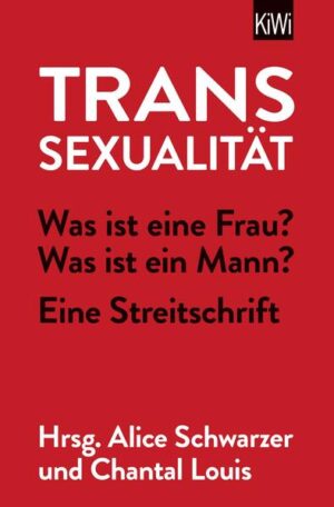 Leider hat der Verlag Kiepenheuer & Witsch es versäumt, dem Buchhandel eine Inhaltsangabe zu dem Buch "TranssexualitätWas ist eine Frau? Was ist ein Mann? - Eine Streitschrift" von Alice Schwarzer und Chantal Louis  zur Verfügung zu stellen. Das ist bedauerlich, aber wir stellen unseren Leser und Leserinnen das Buch trotzdem vor.