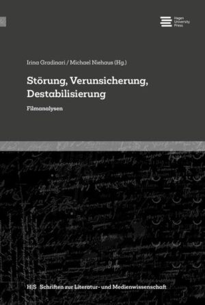 Die Begriffe Störung, Verunsicherung und Destabilisierung beziehen sich zwar auf unterschiedliche Register, bezeichnen aber alle drei Zustandsveränderungen, die vormals geordnete Verhältnisse infrage oder auf die Probe stellen. Die Beiträge dieses Bandes versuchen, diese Kategorien für die Analyse von Filmen fruchtbar zu machen. Zunächst einmal lässt sich feststellen, dass filmische Narrationen (wie Narrationen generell) überhaupt erst durch Störungen in Gang gesetzt werden, dass Zuschauende etwa durch eine gestörte Informationsvergabe oder durch eine unklare Genrezuordnung verunsichert werden können und dass Filme destabilisierte Welten vor Augen stellen können. In welcher Weise ein Film mithilfe der Trias von Störung, Verunsicherung und Destabilisierung konkret erschlossen werden kann, lässt sich vorab nicht festlegen. Die Geschlechterordnung kann ebenso gestört, verunsichert und destabilisiert werden wie die politische Ordnung oder das Genresystem. Zwar legen die meisten Beiträge dieses Bandes den Schwerpunkt auf eine der drei Kategorien, aber aussagekräftig sind sie nur in ihrer Verknotung: Es gibt eine Art Dialektik von Störung und Destabilisierung, während die Verunsicherung ein wenig als Symptom für die Wirksamkeit dieser Dialektik fungiert. Teils werden in den Beiträgen Filme analysiert, die in ihren filmischen Verfahren als sehr konventionell wahrgenommen werden können, aber die Frage nach Verunsicherung und Destabilisierung ins Zentrum stellen