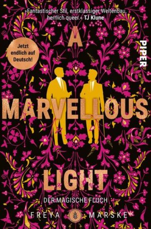 Leider hat der Verlag Piper es versäumt, dem Buchhandel eine Inhaltsangabe zu dem Buch "A Marvellous LightDer magische Fluch | Historische Fantasy in London mit einer queeren Grumpy-meets-Sunshine-Lovestory" von Freya Marske zur Verfügung zu stellen. Das ist bedauerlich, aber wir stellen unseren Leser und Leserinnen das Buch trotzdem vor.