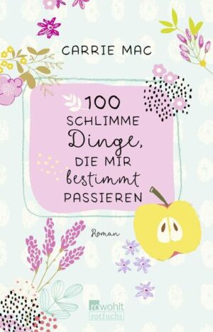 Leider hat der Verlag ROWOHLT Taschenbuch es versäumt, dem Buchhandel eine Inhaltsangabe zu dem Buch "100 schlimme Dinge, die mir bestimmt passieren" von Carrie Mac zur Verfügung zu stellen. Das ist bedauerlich, aber wir stellen unseren Leser und Leserinnen das Buch trotzdem vor.