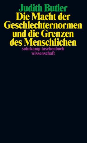 In Die Macht der Geschlechternormen und die Grenzen des Menschlichen vertieft und bilanziert Judith Butler eine Reihe von Themen und Thesen ihres Denkens: die Materialität des Körpers, die Beziehung zwischen Macht und Psyche, die politischen Dimensionen der Psychoanalyse und die Auswirkungen des juridischen Diskurses auf diejenigen, die nicht autorisiert sind, an ihm teilzunehmen. Die einzelnen Essays hinterfragen u. a. die Pathologisierung von Intersexualität und Transsexualität und unterziehen das Phänomen sexueller und ethnischer Panik in der Kunstzensur einer kritischen Analyse. Höhepunkt und Abschluss des Bandes bildet eine fulminante Abhandlung über den Status der Philosophie und ihre Möglichkeiten, das »Andere der Philosophie« zur Sprache kommen zu lassen.