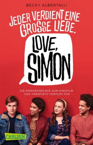 Leider hat der Verlag Carlsen es versäumt, dem Buchhandel eine Inhaltsangabe zu dem Buch "Love, Simon (Filmausgabe) (Nur drei Worte - Love, Simon)" von Becky Albertalli zur Verfügung zu stellen. Das ist bedauerlich, aber wir stellen unseren Leser und Leserinnen das Buch trotzdem vor.