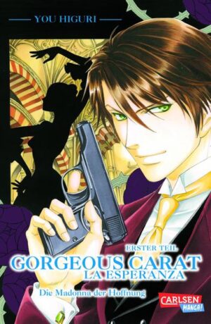 Wer kann schon den Geschichten der Erfolgsmangaka You Higuri widerstehen? Mit ihren Manga GORGEOUS CARAT und GORGEOUS CARAT GALAXY bekannt und erfolgreich geworden, widmet sie sich jetzt wieder ihren geliebten Charakteren... GORGEOUS CARAT LA ESPERANZA erzählt wie es weitergeht mit Ray Balzac Courlande, besser bekannt als Gentlemandieb Noir, und seinem Liebsten Floréan Rochefort. Gemeinsam müssen sie gegen andere Diebe, den Fürsten der Unterwelt, bestehen und begegnen dabei früheren Weggefährten, die ihre Liebe und ihr Leben gefährden! GORGEOUS CARAT - LA ESPERANZA ist in 2 Bänden abgeschlossen.