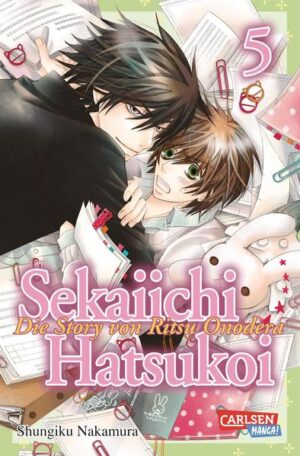 Leider hat der Verlag Carlsen es versäumt, dem Buchhandel eine Inhaltsangabe zu dem Buch "Sekaiichi Hatsukoi 5" von Shungiku Nakamura zur Verfügung zu stellen. Das ist bedauerlich, aber wir stellen unseren Leser und Leserinnen das Buch trotzdem vor.