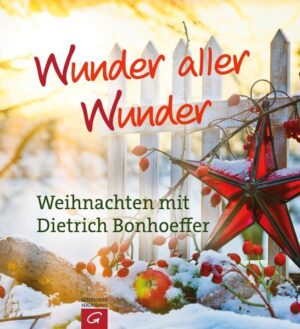 Ein kleines Weihnachtsgeschenk mit Niveau Die poetischen und meditativen Gedanken und Texte Dietrich Bonhoeffers zum Thema Weihnachten laden ein, die Advents- und Weihnachtszeit feierlich und mit Momenten der Stille zu begehen. Das Besondere dieser Zeit des Wartens wird unterstrichen durch die stimmungsvollen Fotografien, die unser Augenmerk nach innen lenken. Ein Buch, das man gerne verschenkt und sich gerne schenken lässt. - Die bekanntesten Weihnachtstexte Dietrich Bonhoeffers - Mit Informationen zu den wichtigsten Stationen im Leben Bonhoeffers Ausstattung: Durchgehend 4/4fbg.