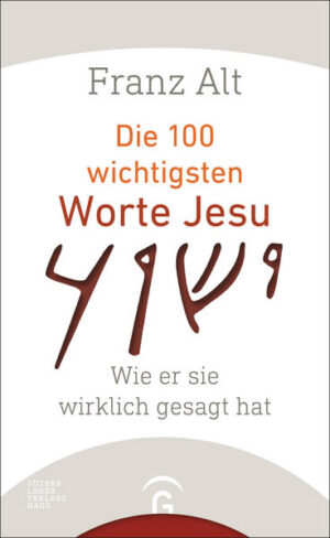 Jesus neu lesen und wieder besser verstehen In kompakter Form und konzentriert auf die wichtigsten Worte des Jesus von Nazaret öffnet Franz Alt nun in seinem neuen Buch die Schatzkammer der Evangelien. Dies tut er mit großer Liebe zur Sache und einer bemerkenswerten Genauigkeit, wodurch er u.a. das Vaterunser, die Bergpredigt oder die Worte Christi am Kreuz zu neuem Leuchten bringt, befreit von Übersetzungsungenauigkeiten und späteren Ausschmückungen. Das Ergebnis wirkt überraschend, mitunter irritierend, aber immer frisch - wie die Michelangelo-Fresken in der Sixtina nach der Restaurierung. Wer Jesus von Nazaret im aramäischen Originalton wiederentdecken möchte, der wird in diesem Buch fündig - und erlebt auf neue Weise die Gegenwartskraft der biblischen Botschaft. Ein Muss für jeden Christen! Und ein Buch, das auf jeden Gabentisch gehört! - Das neue Buch des Bestseller-Autors - Die Ergänzung zum Erfolgstitel »Was Jesus wirklich gesagt hat« - Ein Titel mit Bestsellerpotenzial