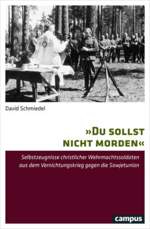 Wie konnten christlich sozialisierte Soldaten der Wehrmacht den Vernichtungskrieg gegen die Sowjetunion vor Gott rechtfertigen? Welche Strategien entwickelten sie, um ihre Erlebnisse zu verarbeiten? Gab es christliche Motive, die das massenhafte Morden legitimierten? Anhand zahlreicher Feldpostbriefe und Tagebücher deutscher Soldaten aus allen Abschnitten der Ostfront von 1941 bis 1944 kann David Schmiedel eindrucksvoll zeigen, wie christliche Vorstellungen und nationalsozialistische Propaganda - nicht zuletzt durch die tätige Mitwirkung der Feldgeistlichen - in den Hirnen und Herzen der Truppenangehörigen verschmolzen. Sein Buch leistet somit einen wesentlichen Beitrag zum tieferen Verständnis der Kriegsgesellschaft des "Dritten Reichs".