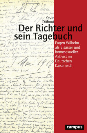 Der Straßburger Jurist Eugen Wilhelm (1866 - 1951) war ein wichtiger Protagonist der ersten deutschen Homosexuellenbewegung, an deren Bestrebungen er sich - oft unter dem Pseudonym Numa Praetorius - beteiligte. Sein Tagebuch gewährt einen umfassenden Einblick in die Selbstwahrnehmung und subkulturelle Lebenswelt eines gleichgeschlechtlich begehrenden Mannes und frankophilen Elsässers im deutschen Kaiserreich um 1900. Anhand des hier erstmals ausgewerteten Selbstzeugnisses legt die Studie die erste systematische Untersuchung von Wilhelms Leben und Wirken vor.