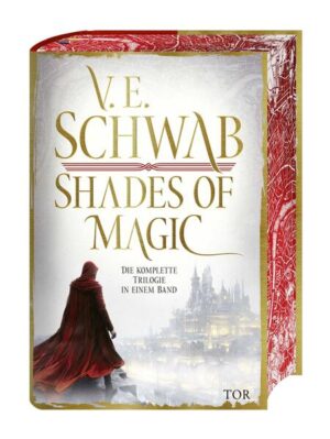 Leider hat der Verlag FISCHER Tor es versäumt, dem Buchhandel eine Inhaltsangabe zu dem Buch "Shades of MagicDie komplette Trilogie in einem Band (Vier Farben der Magie, Die Verzauberung der Schatten, Die Beschwörung des Lichts), mit Farbschnitt und Bonusmaterial" von V. E. Schwab zur Verfügung zu stellen. Das ist bedauerlich, aber wir stellen unseren Leser und Leserinnen das Buch trotzdem vor.