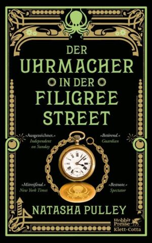 Leider hat der Verlag Klett-Cotta es versäumt, dem Buchhandel eine Inhaltsangabe zu dem Buch "Der Uhrmacher in der Filigree Street" von Natasha Pulley zur Verfügung zu stellen. Das ist bedauerlich, aber wir stellen unseren Leser und Leserinnen das Buch trotzdem vor.