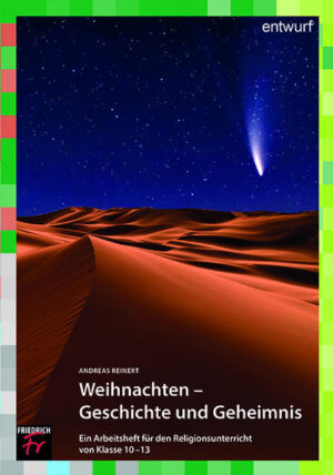 Das Arbeitsheft „Weihnachten - Geschichte und Geheimnis“ möchte einen Überblick über einige mit dem Weihnachtsfest verbundenen Bräuche, die historischen Hintergründe sowie die theologische Bedeutung des Weihnachtsgeschehens geben. Es ist für Schülerinnen und Schüler ab Klasse 10 geschrieben und in seiner Aufmachung wie ein Magazin ansprechend gestaltet. Es führt die Jugendlichen in wesentliche Inhalte und Hintergründe des Weihnachtsfestes ein und hilft (zum Beispiel in der Adventszeit) zu einer vertieften Auseinandersetzung mit „Weihnachten“. Integriert in das Heft sind Quizfragen und Arbeitsaufgaben, die ein weitgehend selbstständiges Arbeiten der Schülerinnen und Schüler ermöglicht.