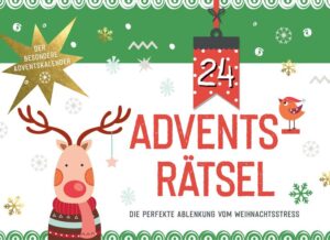 Raten bis das Christkind kommt • 24-facher Adventsspaß mit witzigen und unterhaltsamen Rätseln • Liebevoll gestaltet - die ideale Ablenkung vom Weihnachtsstress • Das perfekte Geschenk zum kreativen Grübeln und Schmunzeln • Für alle Rätselfreunde, Ganz-genau-Gucker und Um-die-Ecke-Denker • Praktischer Aufstell-Adventskalender Welche Geschenke du wohl dieses Jahr bekommst? Dieses Rätsel kannst du mit unserem witzigen Rätsel-Advents-Countdown zwar nicht lösen, aber der 24-fache Ratespaß verkürzt dir auf jeden Fall die Zeit bis Weihnachten! 24 knifflige, witzige, unterhaltsame Rätsel - nur für dich!