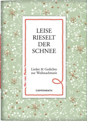 Der echte rote Faden ist das Markenzeichen dieser ausgefallenen Geschenkbuchreihe. Mit den schönsten Liedern und Gedichten, gepflegtem Design und edlem Papier ist dieses von Hand gebundene Buch ein liebevolles und zugleich preiswertes Geschenk zum Weihnachtsfest.