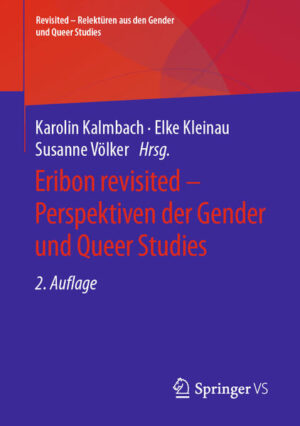 Leider hat der Verlag Springer Fachmedien Wiesbaden GmbH es versäumt, dem Buchhandel eine Inhaltsangabe zu dem Buch "Eribon revisited - Perspektiven der Gender und Queer Studies" von Karolin Kalmbach, Elke Kleinau und Susanne Völker zur Verfügung zu stellen. Das ist bedauerlich, aber wir stellen unseren Leser und Leserinnen das Buch trotzdem vor.