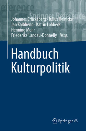 Leider hat der Verlag Springer Fachmedien Wiesbaden GmbH es versäumt, dem Buchhandel eine Inhaltsangabe zu dem Buch "Handbuch Kulturpolitik" von Johannes Crückeberg, Julius Heinicke, Jan Christopher Kalbhenn, Friederike Landau-Donnelly, Katrin Lohbeck, Henning Mohr zur Verfügung zu stellen. Das ist bedauerlich, aber wir stellen unseren Leser und Leserinnen das Buch trotzdem vor.