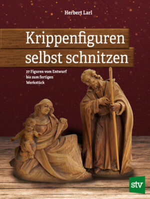 • Alle wichtigen Arbeitsschritte • 250 Schritt-für-Schritt-Bilder • Mit 40 Skizzen Mit großer Liebe zum Detail zeigt der Autor anhand von 27 Krippenfiguren, wie vielfältig deren Gestaltung ist. Aus einem Stück Holz werden mit Hilfe von insgesamt 40 handgezeichneten Skizzen und 250 Schritt-für-Schritt-Fotos Maria und Josef, das Jesuskind, verschiedene Engel, die drei Weisen aus dem Morgenland, die Hirten mit ihren Schafen sowie Ochs und Esel geschnitzt. Jeder Arbeitsschritt ist farbig bebildert, sodass die Entstehung jeder Figur vom Entwurf über die ersten Schritte bis zur Fertigstellung gezeigt wird. Ein kurzer Teil beschäftigt sich mit der Anatomie und den Proportionen der Figuren, den verwendeten Werkzeugen, der Auswahl des richtigen Holzes sowie einigen Hinweisen zur Sicherheit. Ein weiterer kleiner Teil zeigt 15 Beispiele von historischen Krippenfiguren aus verschiedenen Epochen, beginnend in der Mitte des 18. Jahrhunderts. So können beim nächsten Weihnachtsfest die selbst geschnitzten, persönlichen Einzelstücke anstelle der gekauften Krippenfiguren unterm Christbaum stehen.