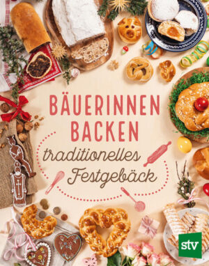 Backen wie früher • Von Neujahr bis Silvester, von Ostern bis Weihnachten • Traditionelle Gebäckspezialitäten aus Österreich, Bayern, Baden-Württemberg und Südtirol • Neue Backrezepte für Hochzeit, Muttertag und Kindergeburtstag … Zu allen Festen rund ums Jahr wurden in den verschiedenen Regionen typische Brote, Krapfen, Striezel, Brezen, Stollen und vieles mehr gebacken: Von Silvester- und Neujahrsgebäck über Faschingskrapfen, Fastenbrezen, Osterpinzen, Weihbrot, Pfingststrudel und Allerheiligenstriezel bis zu Lebkuchen-Krampus, weihnachtlichem Früchtebrot und Christstollen. Auch zu sonstigen festlichen Anlässen wie Hochzeit- und Tauffeiern gab es besondere Gebäckspezialitäten. Mehr als 100 Rezepte für traditionelles Festgebäck finden sich in dem Buch, von regionalen Spezialitäten wie Ahrntaler Topfnudeln und Tiroler Zelten über althergebrachte bäuerliche Rezepte, wie Uromas Honigbusserln und Butterstöri bis hin zu modernen Kreationen wie Kindergeburtstagskuchen in Traktorform oder Muttertagstorte in Herzform: Die Lieblingsrezepte unserer Bäuerinnen aus Österreich, Bayern, Baden-Württemburg und Südtirol sind hier versammelt! Die Einsenderinnen: Mehr als 100 Bäuerinnen aus Österreich, Bayern, Baden-Württemberg und Südtirol haben in alten Kochbüchern ihrer Mütter und Großmütter gestöbert und interessante Rezepte für Festtagsgebäck geschickt, teils sogar mit Abbildungen der oft handgeschriebenen Originalrezepte.