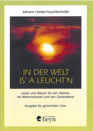 12 Lieder und Weisen für den Advent, die Weihnachtszeit und den Gottesdienst für gemischten Chor.