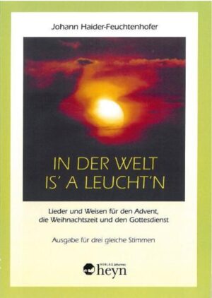 Zwölf Lieder und Weisen für den Advent, die Weihnachtszeit und den Gottesdienst für drei gleiche Stimmen.