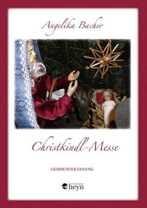 Die Christkind-Messe von Angelika Bacher ist für gemischten Gesang gesetzt und enthält acht Lieder.