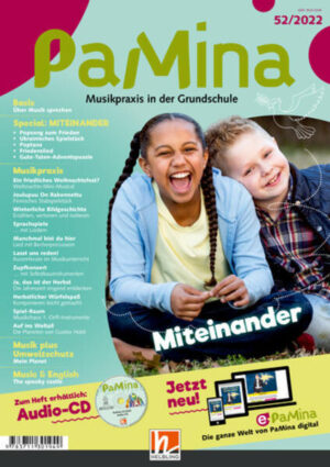 PaMina, die Praxiszeitschrift für den Musikunterricht in der Grundschule bietet dreimal im Jahr neue Unterrichtsimpulse, die frischen Wind in Ihren Unterricht bringen! Neben dem Lehrerheft mit vielen musikpraktischen Beiträgen gibt es ein Medienpaket (Doppel-CD) mit Audio-CD und CD-/DVD-ROM, das Kinderheft "PaMini" (im Klassensatz) zu einem musikalischen Schwerpunktthema sowie das Poster Ludwig van Beethoven. e-version: Die digitale PaMina zur multimedialen Präsentation in der Klasse und zur Vorbereitung zu Hause finden Sie auf der Doppel-CD.