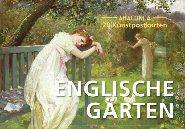 Die enorme Anziehungskraft englischer Gartenbaukunst ist bis heute ungebrochen. Als Idealisierung der Natur soll der Englische Garten natürlich erscheinen - und ist doch durchkomponiert, eine der Natur nachempfundene Landschaft. Geschwungene Wege, natürlich wirkende Gewässer sowie in Blickachsen positionierte Skulpturen, kleine Pavillons und Brücken oder künstliche Ruinen setzen pittoreske Akzente, Landschaftsgemälden gleich. Dass diese wiederum Künstler dazu inspirierten, sie auf Leinwand zu bannen, verwundert nicht. 20 der schönsten dieser Werke sind in diesem Postkarten-Set versammelt.