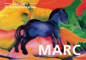 Einer der bedeutendsten Künstler des Expressionismus war Franz Marc (1880-1916), der wie Macke im ersten Weltkrieg fiel. Seine bekannten Tierbilder, z. B. Die großen blauen Pferde zeigen deutlich, wie sich Marc mit dem Thema Farbe auseinandersetzte. 20 seiner schönsten Werke werden in diesem Postkartenbuch gezeigt.