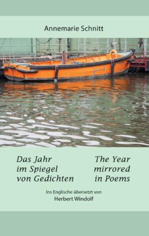 „Das Jahr im Spiegel von Gedichten“ - ins Englische übersetzt von Herbert Windolf, Arizona, USA - ist die Geschichte einer deutsch-amerikanischen Freundschaft, die durch die Kraft der Poesie einen Brückenschlag über den Atlantik gewagt hat. Wie in einer der vormaligen Auswanderergeschichten unternahm ein ganzes Bündel von Annemarie Schnitts Gedichten eine lange Reise „from coast to coast“, um in einer reich gefüllten Antwort aus Übersee wieder an Land zu setzen und hier zu ankern. „Es gibt sie, die junge Altersfreundschaft, die neu beleben und auffrischen kann. Mir fiel sie vom Himmel über meine Gedichte!“, sagt die Lyrikerin Annemarie Schnitt über ihre jüngste Erfahrung einer gediegenen Kooperation, die sowohl für englischsprachige Leser in Deutschland als auch für Deutschkundige in den USA neue Einsichten bieten kann. Dieser Wegführer durchs Jahr nimmt vieles auf, was Menschen bewegt und weitertreibt und anhalten lässt. So viel Spannung hinter der Stirn wie viel Volt hält dich wach zum Weitergehen So much Tension behind the brow  how many volts does it take to keep you awake to go on