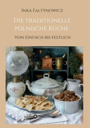 Bigos, Barschtsch und Pierogi sind mittlerweile für viele ein Begriff. Für alle, die wie die Autorin mit den landestypischen Gerichten der traditionellen polnischen Küche aufgewachsen sind, sind sie der Inbegriff der vertrauten Küche ihrer Kindheit. Das Buch vermittelt die Vorzüge einer alten, traditionellen Küche, die noch stark zwischen Alltags- und Festtagsgerichten unterscheidet und auch Speisen beinhaltet, die nur einmal im Jahr zubereitet werden, um den besonderen Tag zu würdigen. Die über 300 Rezepte umfassen die bekanntesten Gerichte der traditionellen polnischen Küche, von den ganz einfachen bis zu den festlichen. Es ist eine Sammlung authentischer Rezepte, die von Generation zu Generation weiter gegeben wurden. Die meisten stammen von den Eltern, den Großmüttern, den vielen Tanten sowie der Schwiegermutter der Autorin. Einige kommen aus dem Freundenkreis und manche wurden in alten, längst vergriffenen Kochbüchern aufgestöbert. Das Bild der alten traditionellen Küche wird durch geschichtliche Schilderungen und Anekdoten erweitert und mit kleinen Familiengeschichten belebt.