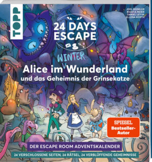 Leider hielt es der Verlag dtv Verlagsgesellschaft nicht für nötig, bei der Anmeldung im Verzeichnis lieferbarer Bücher sorgfältig zu arbeiten und das Buch 24 DAYS ESCAPE - Der Escape Room Adventskalender: Alice im Wunderland und das Geheimnis der Grinsekatze von Joel Müseler mit einer Inhaltsangabe auszustatten.