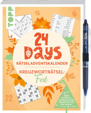 Leider hielt es der Verlag Frech nicht für nötig, bei der Anmeldung im Verzeichnis lieferbarer Bücher sorgfältig zu arbeiten und das Buch 24 DAYS RÄTSELADVENTSKALENDER - Kreuzworträtsel-Fest von  frechverlag mit einer Inhaltsangabe auszustatten.