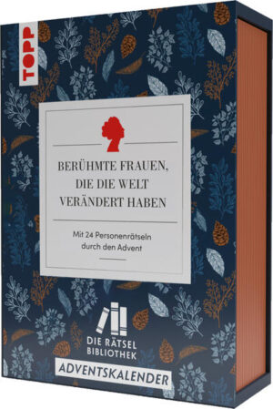 Leider hielt es der Verlag dtv Verlagsgesellschaft nicht für nötig, bei der Anmeldung im Verzeichnis lieferbarer Bücher sorgfältig zu arbeiten und das Buch Die Rätselbibliothek. Adventskalender - Berühmte Frauen, die die Welt verändert haben von Stefan Heine mit einer Inhaltsangabe auszustatten.