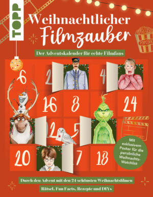 Leider hielt es der Verlag arsEdition nicht für nötig, bei der Anmeldung im Verzeichnis lieferbarer Bücher sorgfältig zu arbeiten und das Buch Weihnachtlicher Filmzauber von Christine Schlitt mit einer Inhaltsangabe auszustatten.