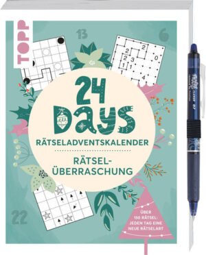 Leider hielt es der Verlag Frech nicht für nötig, bei der Anmeldung im Verzeichnis lieferbarer Bücher sorgfältig zu arbeiten und das Buch 24 DAYS RÄTSELADVENTSKALENDER - Rätselüberraschung von  frechverlag mit einer Inhaltsangabe auszustatten.