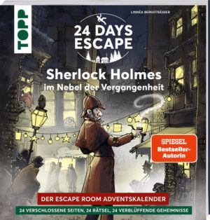 Leider hielt es der Verlag arsEdition nicht für nötig, bei der Anmeldung im Verzeichnis lieferbarer Bücher sorgfältig zu arbeiten und das Buch 24 DAYS ESCAPE - Der Escape Room Adventskalender: Sherlock Holmes im Nebel der Vergangenheit von Linnéa Bergsträsser mit einer Inhaltsangabe auszustatten.