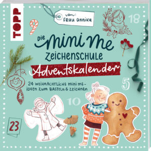 Leider hielt es der Verlag Frech nicht für nötig, bei der Anmeldung im Verzeichnis lieferbarer Bücher sorgfältig zu arbeiten und das Buch Die Mini me Zeichenschule Adventskalender von Frau Annika von  Frau Annika mit einer Inhaltsangabe auszustatten.