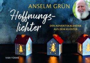 Der Advent fällt in die dunkelste Zeit des Jahres, wenn die Tage am kürzesten und die Nächte lang und kalt sind. Gerade dann zünden die Menschen in ihren Häusern und auf den Straßen Lichter an. Sie stehen symbolisch für das Licht der Hoffnung, das wir an Weihnachten feiern: Jesus, der Sohn Gottes, ist Mensch geworden. Doch Anselm Grün macht in diesem Kalender deutlich: Überall dort, wo einer dem anderen ein Licht in der Dunkelheit ist, wo Versöhnung möglich wird, wo die Liebe stärker ist als der Tod, wo Armut und Elend überwunden werden können und Fremde eine Heimat finden, überall dort zünden wir Lichter der Hoffnung an, wird Jesus auch heute wieder geboren und die Welt ein Stück besser, hoffnungsvoller und heller.