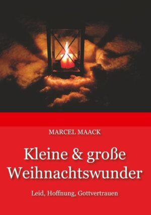 "Kleine & große Weihnachtswunder - Leid, Hoffnung, Gottvertrauen" - das sind acht Weihnachtsgeschichten über Menschen, die sich in leidvollen Lebenssituationen befinden: Adam ist depressiv, Rahel wird Opfer eines Sexualstraftäters, Nathanael und seine Familie verlieren ihr Haus, Mirjam ist nach einem Verkehrsunfall gelähmt, Samuel wird nach mehreren Schicksalsschlägen obdachlos, Rut trauert um ihren verstorbenen Ehemann, David sehnt sich nach seiner Frau und seinem Sohn, Judit ist ungewollt schwanger und will ihr Baby abtreiben lassen. Doch so traurig die Schicksale auch sind: Jede Erzählung endet mit einem positiven Moment! Die Geschichten machen deutlich, dass es sich lohnt, die Hoffnung auf das Gute nie aufzugeben! Sie ermutigen dazu, auf Gott zu vertrauen! Sie regen dazu an, ähnlich wie Jesus anderen Menschen zu helfen, Gemeinschaft zu leben, Schuld zu vergeben!