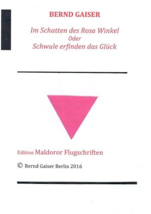 Texte , Geschichten, Essays, Erzählungen aus mehr als 40 Jahren - Unterwegs zu Orten schwuler Selbstverwirklichung und Konfusion. Als Resultat eines bewegten Lebens, mit Berlin als Mittelpunkt und der Idee schwuler Emanzipation als Ziel, Im Abschied von der bleiernen Zeit der 1960iger Jahre und vom Skandal der Übernahme des § 175 StGB ins Strafrecht der jungen Bundesrepublik. Als einer Zeit, in der für Schwule das Dritte Reich bei seiner Kapitulation am 8. Mai 1945 noch nicht zu Ende war und die Zahl der nach dem § 175 Verurteilten, die der im Dritten Reich davon Betroffenen, mit ca. 50 000 Leidtragenden, sogar noch übertraf. Bis heute nicht davon rehabilitiert. Und zwar ungeachtet der mit den 1970iger Jahren verbundenen Aufbruchstimmung. Abgelöst von der AIDS-Krise der 1980iger Jahre, in denen zahlreiche meiner Freunde und Weggefährten zum Opfer fielen. Weshalb ich sie nach wie vor immer noch vermisse. Unvergessen und dauerhaft in meiner Erinnerung an sie aufbewahrt. Weil keiner von ihnen verdient hat, in Vergessenheit zu geraten. Ihnen gegenüber stehen Angehörige der Generation derjenigen, denen ein Überleben vergönnt war und die über die Jahre hin darauf angewiesen waren, sich keine wie auch immer geartete Gelegenheit entgehen zu lassen, sich noch mal neu zu erfinden. Als Alchemisten des Glücks, das auch in meinem Fall die Finger mit im Spiel hatte, als es sich darum handelte, mit meiner aktiven Teilnahme an der schwulen Emanzipationsbewegung der vergangenen Jahrzehnte, zu einer spürbaren Verbesserung meiner Lebensqualität beizutragen.