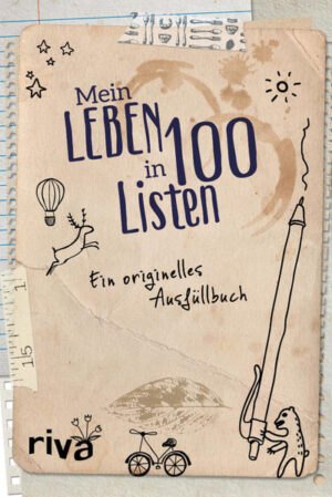 Dieses Buch bietet die Möglichkeit, sein Leben in insgesamt 100 Listen festzuhalten. Mal sind es Top-5-Listen, mal Top-10. Man kann Erinnerungen sammeln, Pläne für die Zukunft schmieden, Interessantes über sich selbst herausfinden oder einfach auch mal über sich schmunzeln. Nimmt man das Buch später in die Hand, kann man überprüfen, ob man immer noch dieselben Vorlieben hat, ob die Zukunftspläne schon in die Tat umgesetzt wurden oder inwieweit man sich sonst verändert hat. Beispiele für Listen: ·Diese 10 Sportarten mache ich gerne: ·Diese 10 Dinge hasse ich wie die Pest: ·10 Dinge, die ich unbedingt in meinem Leben noch tun möchte: ·Diesen 5 Menschen gegenüber wäre ich wahnsinnig gerne einmal absolut ehrlich, und das würde ich ihnen sagen: ·Mit diesen 5 Menschen würde ich unglaublich gerne einmal ausgehen: Das Buch ist liebevoll gestaltet und wird so zu einem ganz besonderen Erinnerungsstück. Man kann es selbst ausfüllen oder auch verschenken.