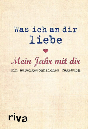 Oft sind es alltägliche Momente, die eine Beziehung oder eine Freundschaft so besonders machen und zwei Menschen miteinander verbinden. Aber was eben noch bezaubernd, lustig oder herzerwärmend war, ist ein paar Tage später meist schon wieder vergessen. In diesem Eintragebuch können alle diese schönen Erlebnisse Woche für Woche festgehalten werden - ein ganzes Jahr lang. Tiefgründige, witzige und emotionale Fragen oder Denkanstöße helfen dabei, festzuhalten, was man mit dem Partner oder der besten Freundin im vergangenen Jahr gemeinsam erlebt und gefühlt hat, was man besonders geschätzt hat und wofür man dem anderen dankbar ist. Ausgefüllt ist dieses Buch nicht nur eine einzigartige Sammlung sonst vergessener Erinnerungen, sondern auch ein wundervoller und ganz persönlicher Liebes- oder Freundschaftsbeweis.