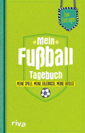 Faszination Fußball - wenn Kinderaugen glänzen! Gibt es etwas Schöneres, als nach einem 0:2-Rückstand nach dramatischer Aufholjagd schließlich doch das 3:2 mit seinen Mannschaftskameraden zu feiern? Das erste Tor, vielleicht sogar das entscheidende, die ersehnte Position im Sturm, das Extralob des Trainers, der Respekt der Mannschaft - all das sind Erfahrungen, an die man sich später gerne zurückerinnert. Mit diesem Tagebuch kannst du deinen Weg zum Fußballprofi festhalten. Auf liebevoll gestalteten Seiten findest du: - Dein eigenes Spielerprofil zum Selbstgestalten - Spielberichtsbögen für deine Spiele und Turniere zum Ausfüllen: mit allen wichtigen Spieldaten wie z. B. Aufstellung, Ergebnis, Torschützen und Position - Platz zum Einkleben von Fotos deiner Mannschaft und deiner Spielerkollegen - Einen Ausfüllteil, in dem sich deine Trainer und deine Mitspieler in ihren Steckbriefen verewigen können Dieses Buch bringt Augen zum Leuchten - eine wunderschöne Erinnerung an deine Zeit im Verein!