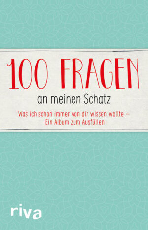 Wie sah dein Leben aus, bevor du mich kanntest? Was ist dir in einer Beziehung besonders wichtig? Gibt es etwas, worüber wir noch nie gesprochen haben? Was wünschst du dir von mir? Was würdest du gern mal mit mir unternehmen? 100 Fragen an meinen Schatz vereint die besten und wichtigsten Fragen, die man in einer Beziehung einmal gestellt haben sollte. Für die ausführlichen, aufschlussreichen und sicher auch überraschenden Antworten des Partners oder der Partnerin bietet dieses Album ausreichend Platz. Es enthüllt bisher unbekannte Anekdoten aus dem Leben des anderen, entlockt Geheimnisse, Wünsche und wertvolle Erfahrungen und hilft, sich noch besser in den anderen hineinzuversetzen. Dieses Buch ist ein außergewöhnliches und liebevolles Geschenk, von dem nicht nur der Beschenkte profitiert.