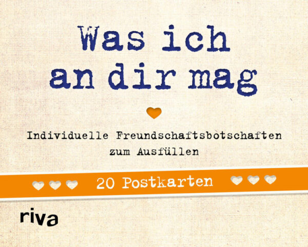 Egal ob es eine Einladung zum Eisessen ist, ein spontanes Dankeschön oder ein »Verzeih mir!« - mit den »Was ich an dir mag«-Postkarten werden alltägliche Nachrichten besonders originell und sorgen für eine echte Überraschung beim Empfänger. Eine gute Freundin, der Kollege oder ein anderer liebgewonnener Mensch findet sie entweder im Briefkasten, auf dem Schreibtisch oder bekommt sie persönlich überreicht. Wo auch immer der andere gerade ist, mit diesen Postkarten kann man ihm zeigen, dass man an ihn denkt und ihn unglaublich gern hat. Mehr Informationen und weitere tolle Produkte zum Bestseller »Was ich an dir liebe« von Alexandra Reinwarth gibt es unter: www.was-ich-an-dir-liebe.de