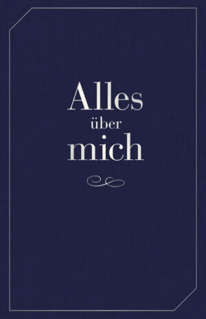 Bist du angekommen in deinem Leben? Was ist das Wichtigste, das du bisher gelernt hast? Was ist dein größter Wunsch? Wo fühlst du dich geborgen? Das Leben stellt uns viele überraschende, außergewöhnliche und sehr persönliche Fragen - Fragen, deren Antworten Aufschluss darüber geben, wie wir sind, was uns ausmacht und welche Ziele wir verfolgen. Manche dieser Fragen sind leicht zu beantworten. Bei anderen hingegen muss man etwas länger überlegen. Bei einigen wird man sogar merken, dass man sich noch nie Gedanken darüber gemacht hat. Alles über mich vereint 1000 Fragen aus allen Lebensbereichen, mit denen sich jeder einmal beschäftigen sollte. Angefangen bei persönlichen Interessen, Vorlieben, Abneigungen oder Charaktereigenschaften geht es Stück für Stück zu tiefgreifenderen Themen wie vergangenen Erlebnissen, Erfahrungen, Liebe, Freundschaften, Träumen, Wünschen, Spiritualität, Glauben oder Ängsten. Dieses Buch ist Tagebuch, Psychotest und Erinnerungsalbum in einem. Es führt auf eine Reise zum eigenen Selbst und verspricht neue ungeahnte Erkenntnisse.