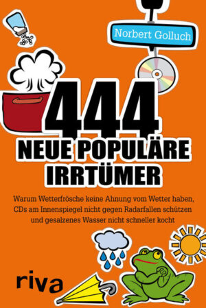 Frösche auf der Leiter und Spinnen im Netz sind für die Wettervorhersage ungefähr so nützlich wie ein Kühlschrank in der Arktis, Regenwürmer haben keine zwei Köpfe, ein Schokoladen-Fruchtzwerg ist keine Joghurtsorte, sondern eine Fledermaus, in Burgern ist kein geheimnisvolles Suchtgift, das Menschen zu Fastfood-Junkies macht, und Beethoven schrieb sein berühmtes Stück nicht für Elise, sondern vermutlich für Therese. So manches, was man als gegeben annimmt, stimmt überhaupt nicht, wenn man es genauer betrachtet. Zum zweiten Mal nimmt Norbert Golluch über 400 als selbstverständlich geltende Wahrheiten auseinander und klärt seine Leser gründlich über die erstaunlichsten Irrtümer auf.