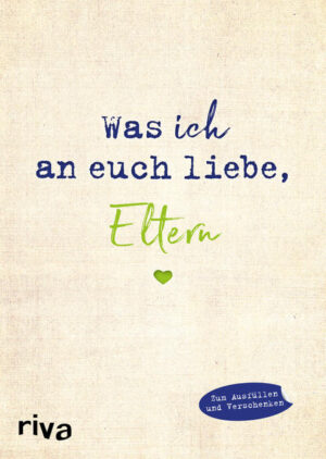 Niemand kennt einen besser und länger als die eigenen Eltern. Man verbringt viele Jahre unter einem Dach, teilt Freud und Leid sowie viele schöne Erinnerungen und hält zusammen, wenn es schwierige Phasen im Leben zu bewältigen gilt. Mit niemand anderem kann man so herzhaft lachen oder so unerbittlich streiten. Leider vergisst man im Alltag viel zu oft, ihnen zu sagen, wie lieb man sie hat und wie dankbar man ihnen ist. Dabei helfen die tiefgründigen und witzigen Fragen in diesem Buch, das ausgefüllt eine wunderschöne Liebeserklärung an die zwei wichtigsten Menschen der Welt ist.