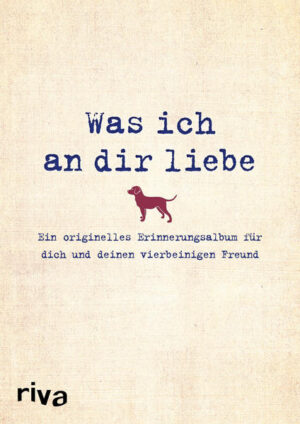 Der Hund ist bekanntlich der beste Freund des Menschen. Aber wie oft machen wir uns schon bewusst, welche wichtige Rolle unser treuester Gefährte in unserem Leben spielt? Wer jetzt denkt »viel zu selten«, für den ist dieses Buch genau das Richtige. Vielseitige und außergewöhnliche Fragen helfen einem dabei, die Beziehung zu seinem geliebten Vierbeiner zu ergründen und in Worte zu fassen. So schafft man ein einzigartiges Erinnerungsalbum und eine unvergleichliche Liebeserklärung zum Bewahren und Teilen.