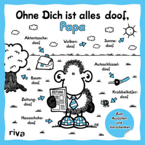 Papas sind wahre Helden und ohne sie ist alles doof. Ein guter Grund, dem eigenen Papa zu zeigen, wie wichtig er ist. Mit diesem liebevollen Ausfüllalbum kannst du ihm ganz leicht eine Freude machen und im Handumdrehen ein persönliches und humorvolles Geschenk gestalten. Die frechen wolligen Begleiter von »Ohne Dich ist alles doof« helfen dabei durch kreative Denkanstöße, das zu formulieren, was du sonst nicht in Worte fassen könntest. Ob zum Geburtstag, zum Vatertag oder als kleine Aufmerksamkeit zwischendurch - das ausgefüllte Album ist das ideale Geschenk für alle Papas.